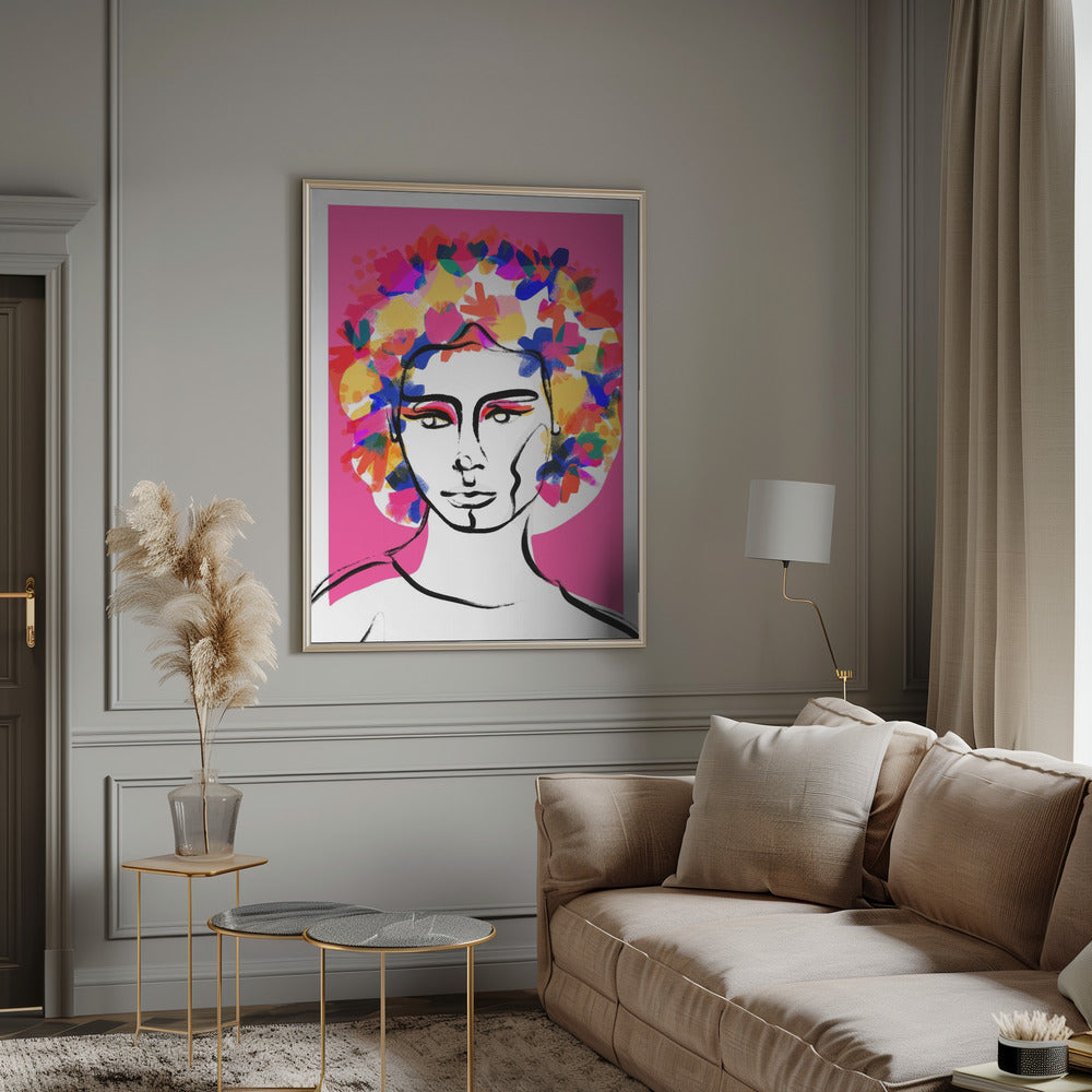 Flower Hair Poster